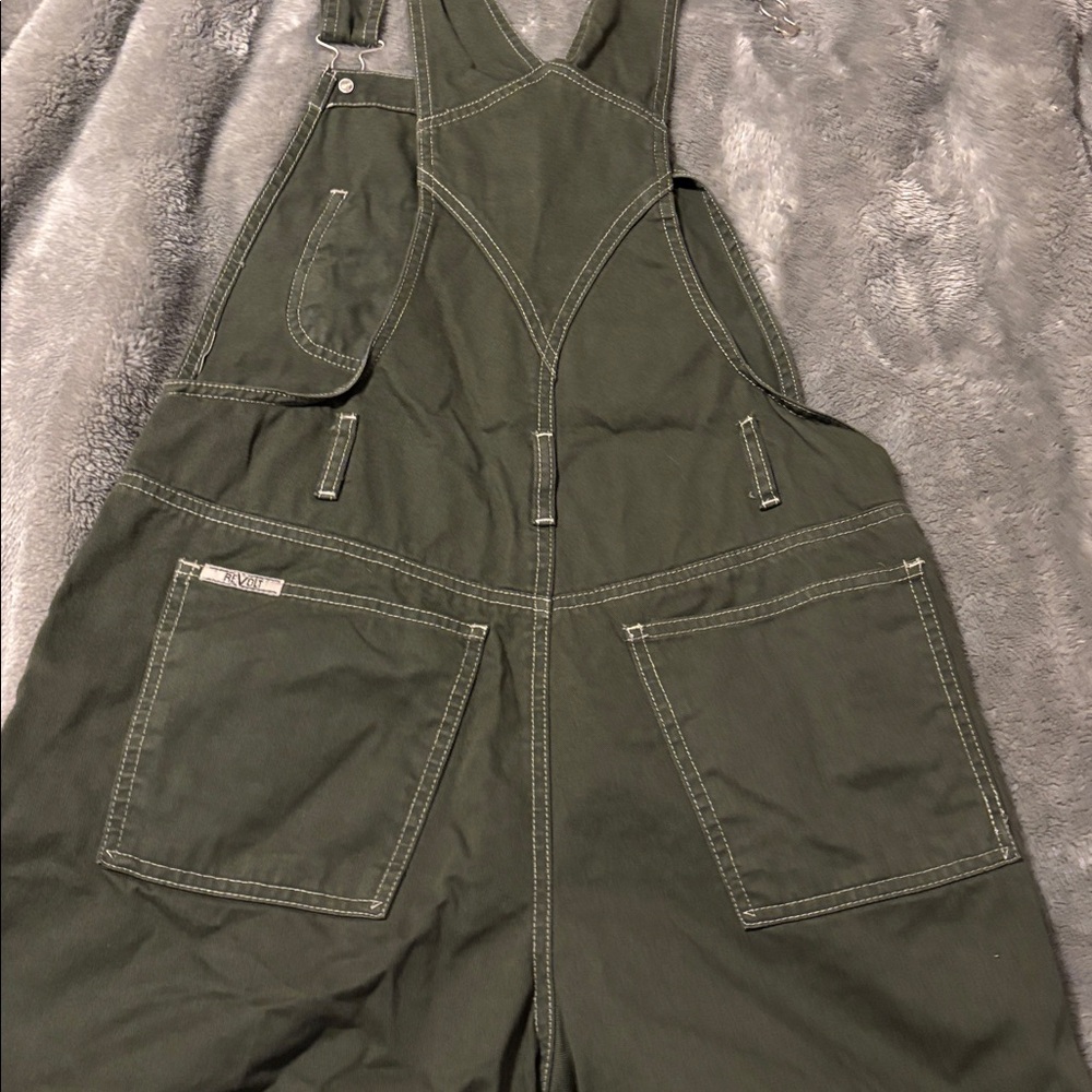 Revolt Short Overall-Olive Green 
Med - Picture 5 of 5